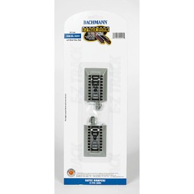 Bachmann Industries - 44591 - Hayes Wheel Stop w/Nickel Silver Rail & Gray Roadbed - E-Z Track®