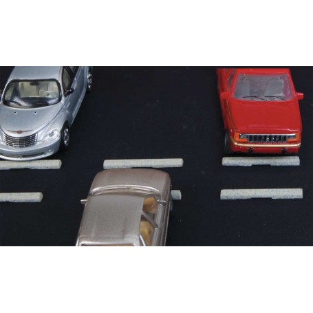 Walthers SceneMaster 4178 (HO) Parking Lot Concrete Bumpers pkg(12)