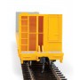 Walthers Mainline (HO) 60' Pullman-Standard Bulkhead Flatcar (48' IL), PTTX (Yellow)