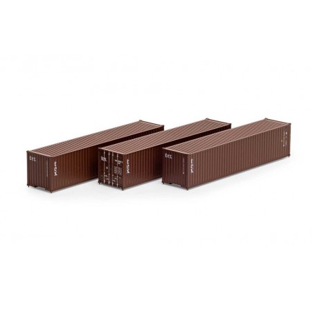 Athearn (N) 40' Low Cube Container, TGHU (3 pack)
