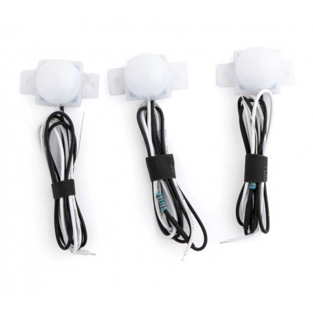 Walthers SceneMaster 4872 (HO) LED Dome Building Light 3-Pack - Cool White