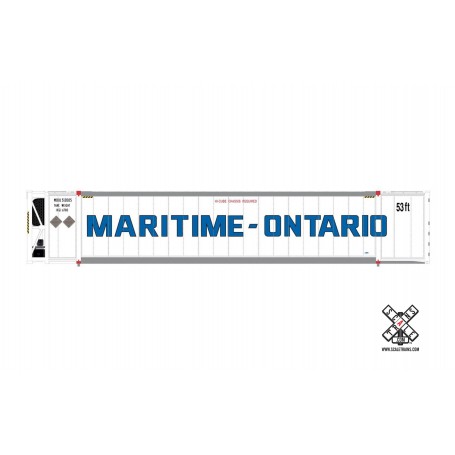 ScaleTrains Operator (N) CIMC 53’ Reefer Container - Maritime-Ontario