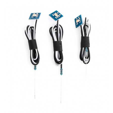 Walthers SceneMaster 4873 (HO) LED Small Building Light 3-Pack -- Warm White