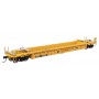 Walthers MainLine (HO) Thrall Rebuilt 40' Well Car - TTX DTTX - red TTX & Next Load Any Road logos, yellow conspicuity stripe