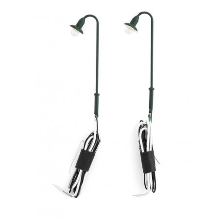 Walthers SceneMaster 4801 (HO) LED Streetlight 2-Pack - Station Platform Light