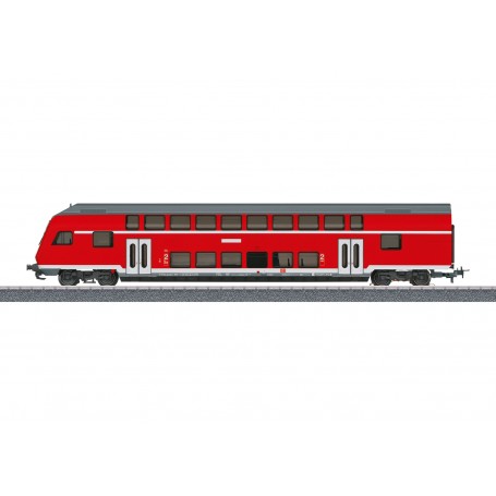 Märklin 40402 Start Up (HO) Regional Express (DB AG) Bi-Level Cab Control Car, 2nd Class