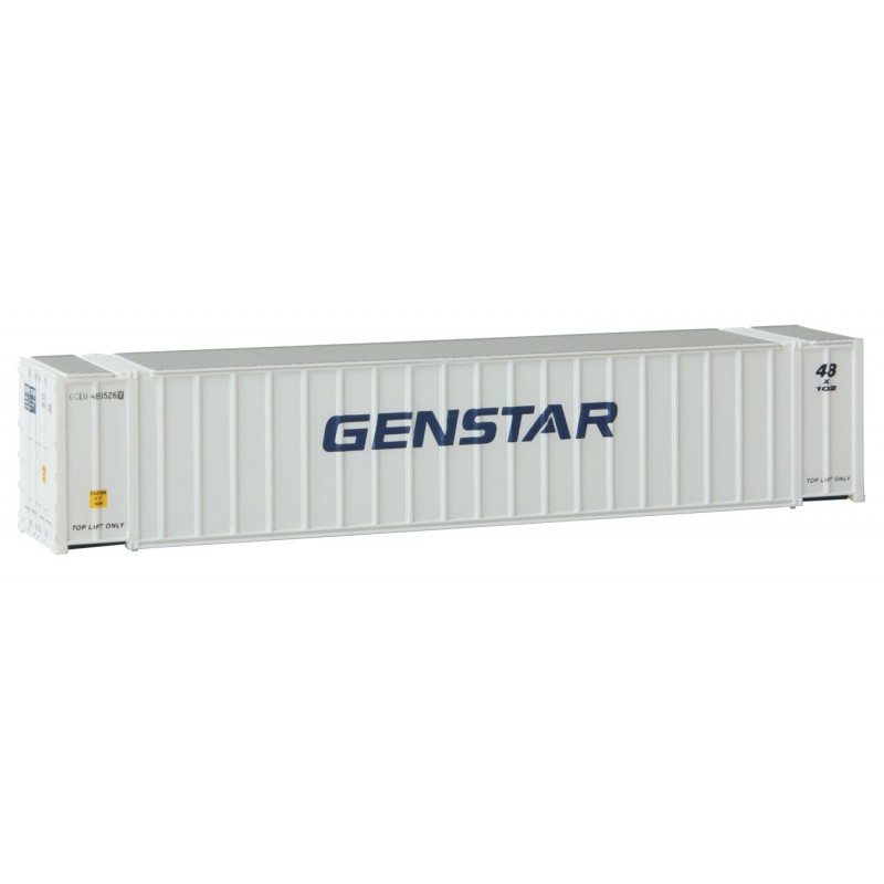 Walthers SceneMaster 8844 (HO) 48' Hi Cube Ribbed Side Container - Genstar