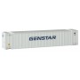Walthers SceneMaster 8844 (HO) 48' Hi Cube Ribbed Side Container - Genstar