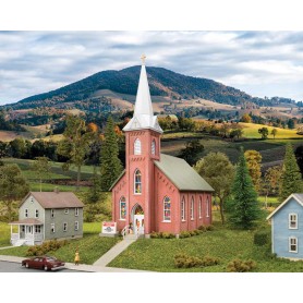 Walthers Cornerstone 3858 (N) Brick Church - Kit