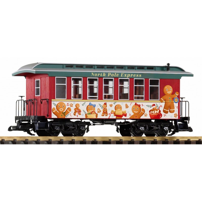 Piko 38670 (G-scale) North Pole Express Coach, Gingerbread