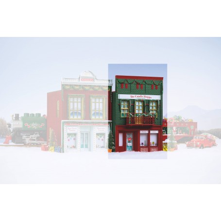 Piko 62269 (G) Christmas Town Candle Shop, Building - Kit