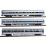 KATO 106-6286 (N) Intercity Express 3-Car Set - Amtrak (Phase IVb)