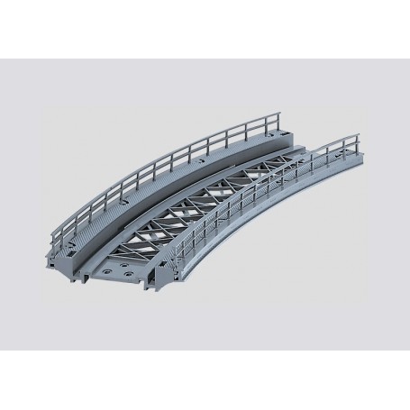 Märklin 7267 (each) (HO) Curved Ramp - Radius 360 mm / 14-3/16" (consignment)
