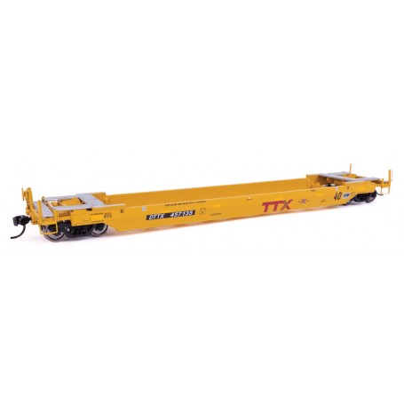 Walthers PROTO (HO) Gunderson Rebuilt All-Purpose 40' Well Car - DTTX (New Logo w/Railbox Logo)
