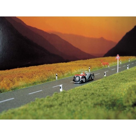 Walthers SceneMaster 1254 (HO) Flexible Self-Adhesive Paved Roadway - With White Line Markings