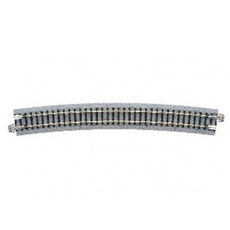 KATO 20-150 (each) (N) Curved Roadbed Track Section 15 Degree, 28-1/4" 718mm Radius (Consignment)
