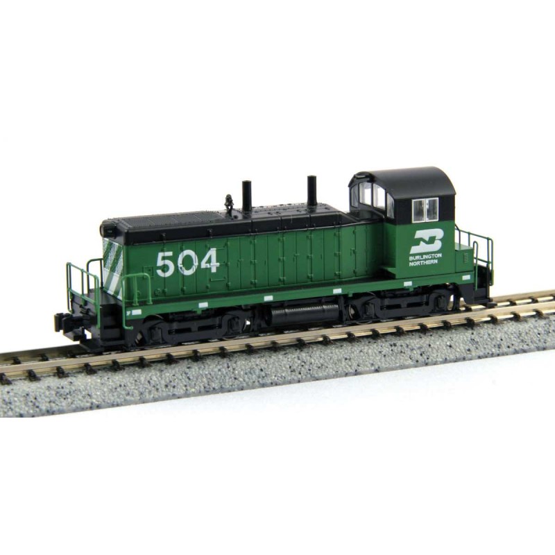 KATO 176-4377 (N) EMD NW2 - Burlington Northern 534 (Cascade Green
