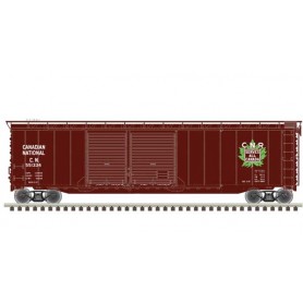 Atlas Master® (HO) Postwar 50' Double-Door Boxcar - Canadian National CN