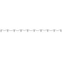 BUSCH 1023 (HO) Real Metal Chain Fence w/Stanchions