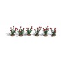 BUSCH 1241 (HO) Rose Bushes - Assembled pkg(36)