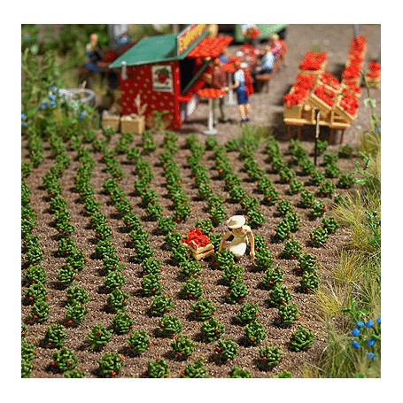 BUSCH 1265 (HO) Strawberry Plants - Kit