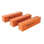 Walters Scenemaster 18202 (HO) 40' Flat Panel Container - 3-Pack -- Hapag-Lloyd