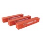Walthers Scenemaster 18500 (HO) 53' Singamas Corrugated Side Container - 3-Pack -- Canadian Tire