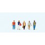 PREISER 10673 (HO) Shoppers - pkg(5)