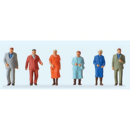 PREISER 14059 (HO) Pedestrians - Passers-By - pkg(6)