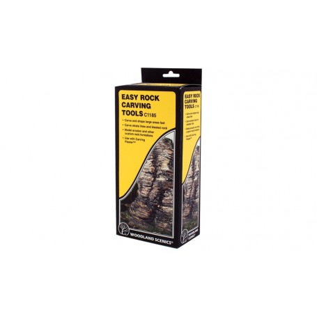 WOODLAND® C1185 (A) Easy Rock Carving Tools