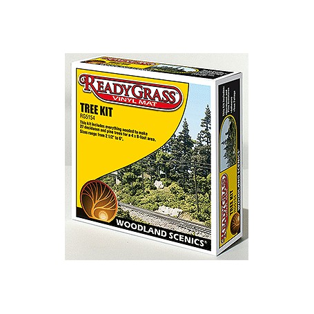 Woodland Scenics RG5154 (A) ReadyGrass(TM) Mat Accessories -- Tree Kit