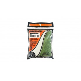 Woodland Scenics T64 (A) Coarse Turf - Medium Green - 21.6 in3 (353 cm3)