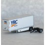 Trainworx 42890-04 (N) 28' Pup Van Trailer with Converter Dolly - YRC Freight