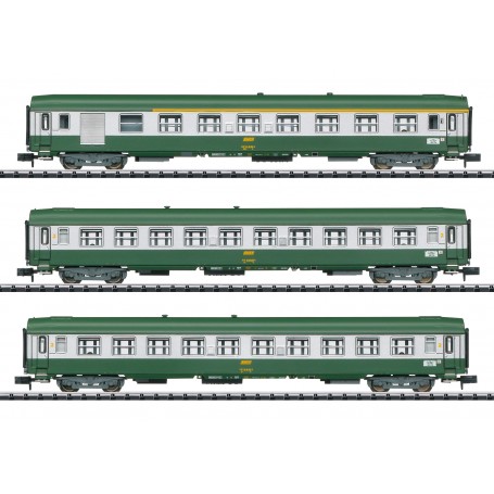 TRIX 15502 (N) "Nizza - Paris" (SNCF) Express Train Passenger Car Set, Era IV