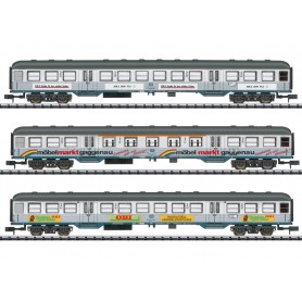 TRIX 18213 (N) "Silberlinge" Commuter Passenger Car Set, Era IV-V