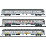 TRIX 18213 (N) "Silberlinge" Commuter Passenger Car Set, Era IV-V