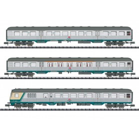 TRIX 18263 (N) "Silberlinge" Commuter Passenger Car Set, Era V