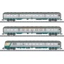 TRIX 18263 (N) "Silberlinge" Commuter Passenger Car Set, Era V