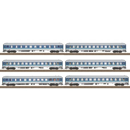 TRIX 23200 23201 23202(HO) InterRegio (DB) Passenger Car Set, Era V