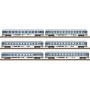TRIX 23200 23201 23202(HO) InterRegio (DB) Passenger Car Set, Era V