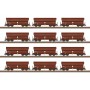 TRIX 24968 (HO) Type Tals 968 Hinged Roof Car Set /12 (DB) Era IV