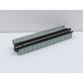 KATO 20-459 (N) Deck Girder Bridge (4-31/32")(124mm) Light Green