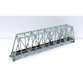 KATO 20-428 (N) 248mm (9 3/4") Single Track Truss Bridge, LIght Green