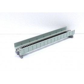 KATO 20-449 (N) Single-Plate Girder Bridge - 7-5/16" 186mm -- Light Green