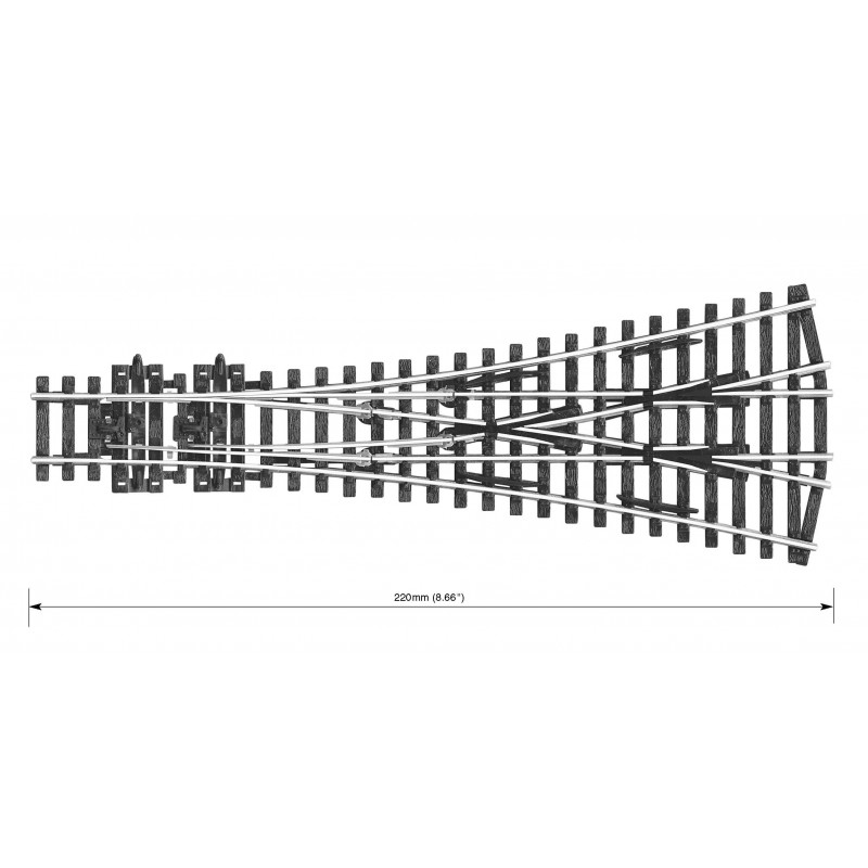 PECO SL-95 OO Gauge Medium Radius Right Hand Point / Turnout - Insulfrog C100 - Made UK