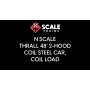 ScaleTrains River Counter (N) Thrall 48' 2-Hood Coil Steel Car, Coil Load