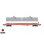 ScaleTrains Rivet Counter (N) Thrall 48' 2-Hood Coil Steel Car, CHTT/Distressed/UP Hoods