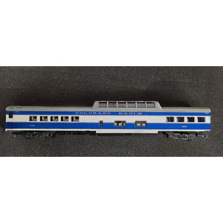 Con-Cor 6509 (HO) Colorado Eagle - Dome Car - (White, Blue, Silver) (consignment)