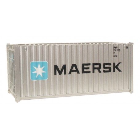 Walthers SceneMaster 8060 (HO) 20' Corrugated Container - Maersk