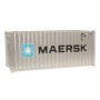 Walthers SceneMaster 8060 (HO) 20' Corrugated Container - Maersk